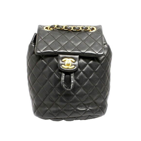 Chanel Small Black Lambskin Urban Spirit Backpack Black - Picture 1 of 13